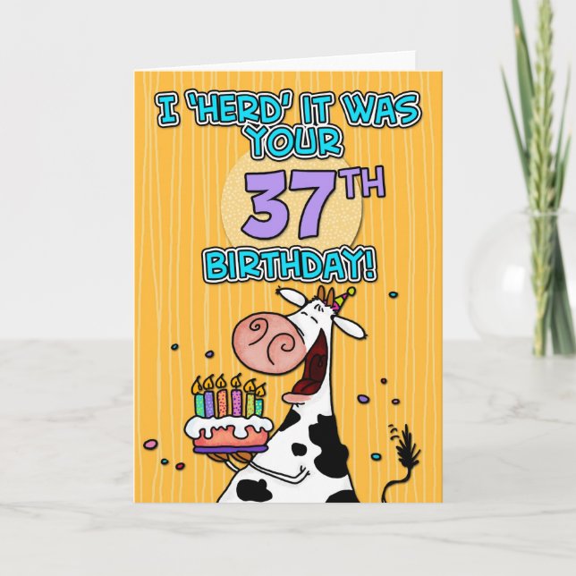 Carte vache bd - 37 (Devant)