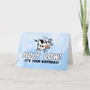 Carte Vache ! C'est ton anniversaire !