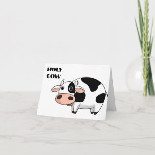 CARTE VACHE SAINTE TU ES UN ADOLESCENT ANNIVERSAIRE "13"