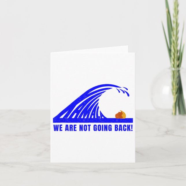 Carte Vague bleue Kamala 2024 (Devant)