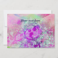 VAGUES, brillant violet vert bleu vert rose or