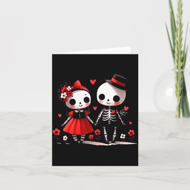Carte Valentin gothique  (Devant)