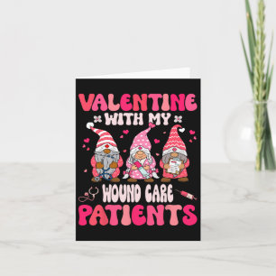 Carte Valentine avec mes soins de blessures Valentines J