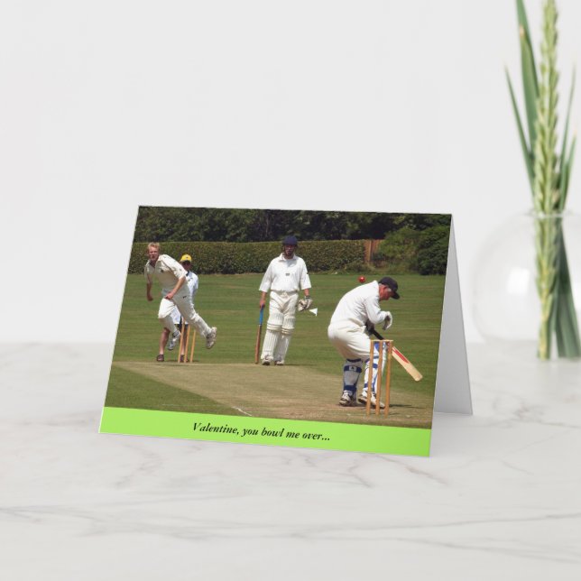 Carte Valentine Cricket (Devant)