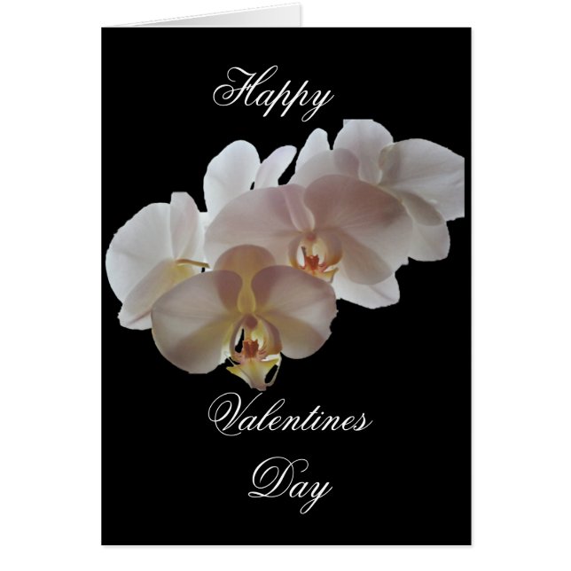 Carte VALENTINE FLEURS ÉLÉGANTE (Devant)