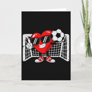 Carte Valentine Football Heart Football