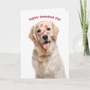 Carte Valentine Golden Retriever