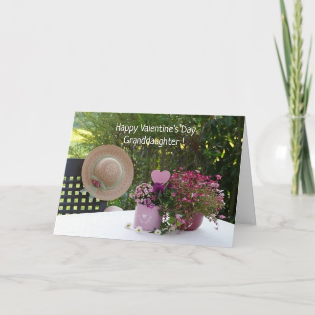 CARTE VALENTINE GRAND-FILLE SPÉCIALE (Devant)