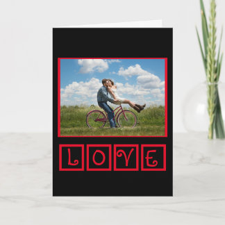 Carte Valentine Romantic I Love You Photo 