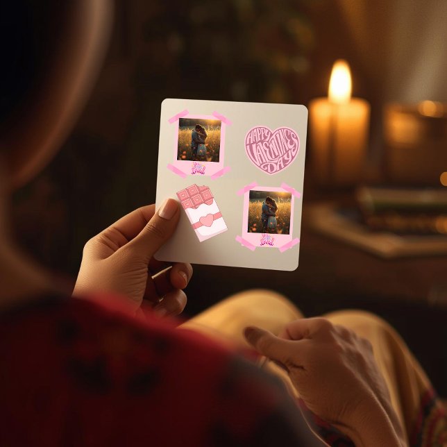 Carte Valentine’s Day Personalized Flat Card (Créateur téléchargé)