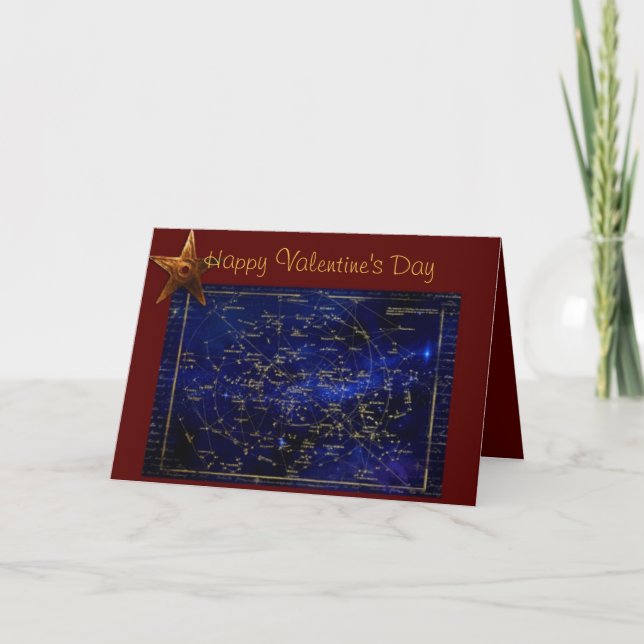 Carte Valentine 'Star Light' (Devant)