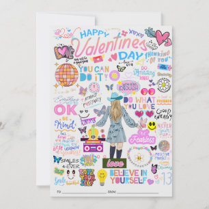 CARTE VALENTINE SWIFT-INSPIRÉE