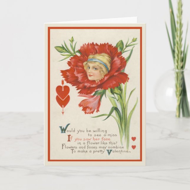 Carte Valentine vintage (Devant)