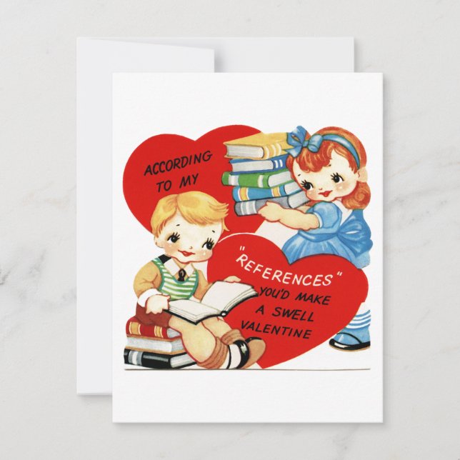 Carte Valentine Vintage (Devant)