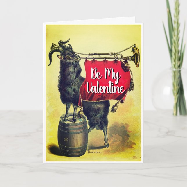 Carte Valentine vintage amusante (Devant)