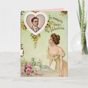 Carte Valentine vintage manquante