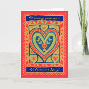 Carte Valentine - Vous manquant