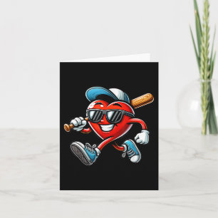 Carte Valentines Day Baseball Garçons Enfants Amusants
