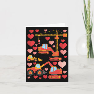 Carte Valentines Day Boys Camion Enfants Coeurs bébé