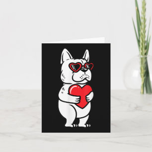 Carte Valentines Day French Bulldog Dog Love Frenchie Lo