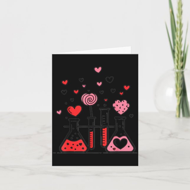 Carte Valentines Day Vibes Science Teacher 100 Days Of S (Devant)