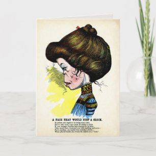 Carte Valentines de vinaigre vintage