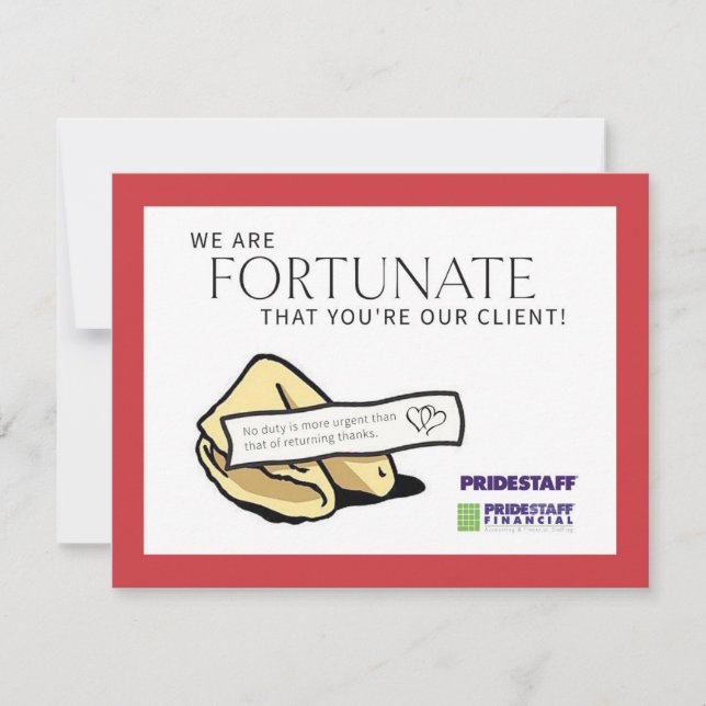 Carte Valentines d'entreprise (Devant)
