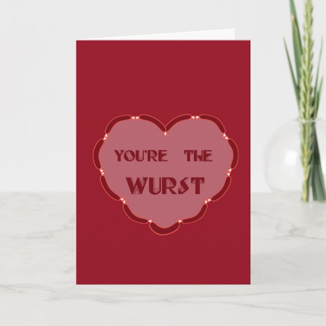 carte valentines non conventionnelle vous êtes le  (Devant)