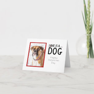 Carte Valentines personnalisées - Salutation de chiens