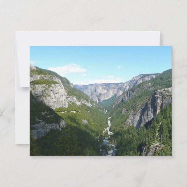 Carte Vallée de Yosemite dans le parc national de Yosemi (Devant)