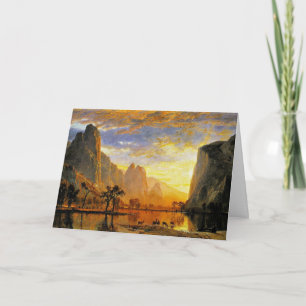 Carte Vallée de Yosemite par Albert Bierstadt