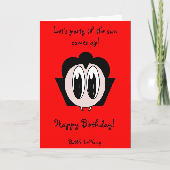 Carte Vamp de doigt de bulle (Devant)