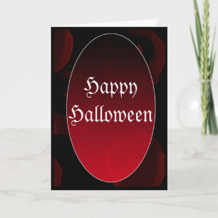 Carte Vampire gothique HappyHalloween