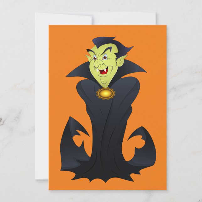 Carte Vampires d'Halloween (Devant)