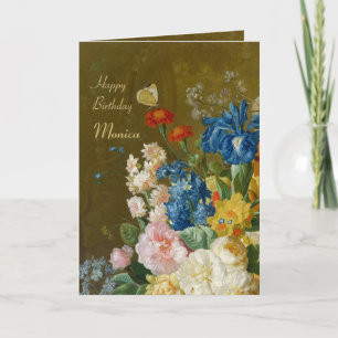 Carte Van Brussel Fleurs dans un vase 1789 CC0259 Annive