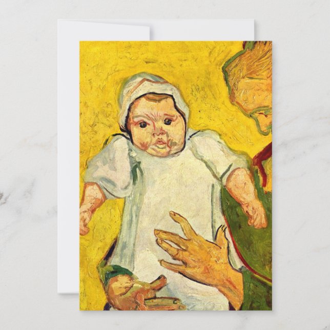 Carte Van Gogh - Augustine Roulin et son bébé (Devant)