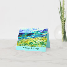 VAN GOGH "Blé Field Behind Saint Paul" Anniversair