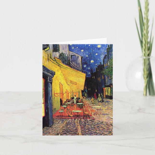 Carte Van Gogh Cafe Terrace (F467) Art fine (Devant)