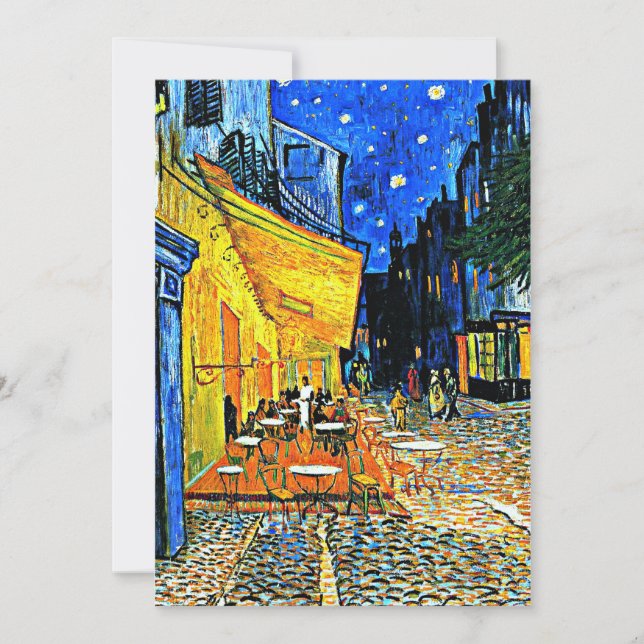 Carte Van Gogh - Café Terrasse, place-du-forum, Arles (Devant)