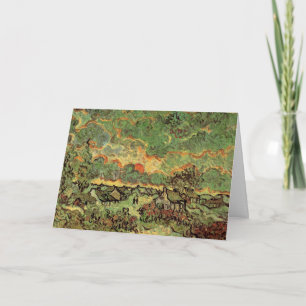 Carte Van Gogh Cottages Cyprès Reminiscence du Nord