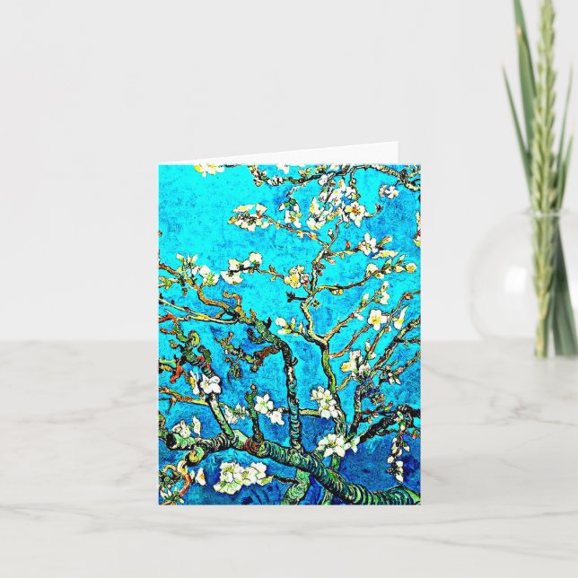 Carte Van Gogh - Fleur d'amandes (Devant)