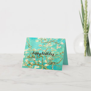Carte VAN GOGH "Fleurs d'amandes" Anniversaire classique