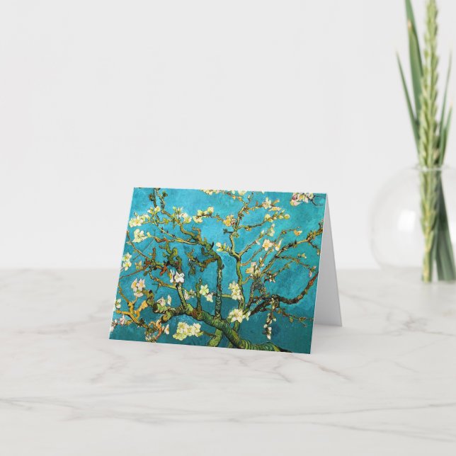 Carte Van Gogh Florssoming Almond Tree (F671) Art (Devant)