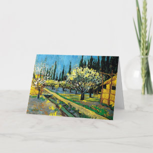 Carte van gogh - Flower Orchard,