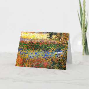 Carte Van Gogh - Jardin à Arles (alias Jardin des fleurs