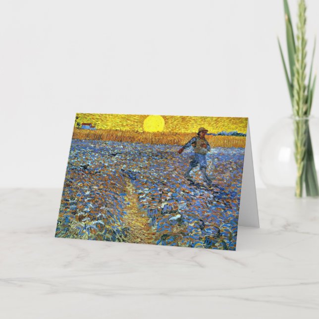 Carte Van Gogh - Le Sower (Devant)