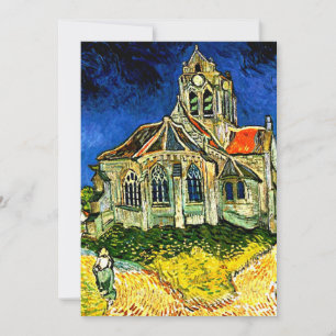 Carte Van Gogh - L'église d'Auvers-1890