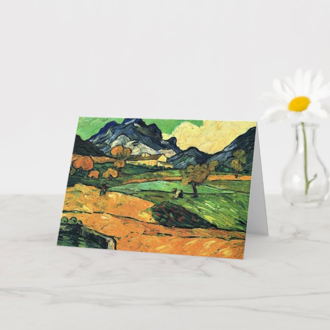 Carte Van Gogh - Mont Gaussier avec Mas de Saint-Paul M (Petite plante)