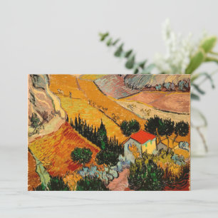 Carte Van Gogh - Paysage avec maisons