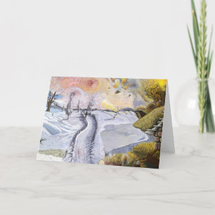 Carte Van Gogh : Paysage d'hiver